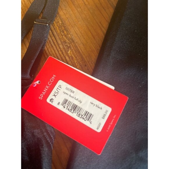 Spanx Full Slip Smartgrip Open-Bust Very Black Size XS New with Tags Lot of 3 - Picture 7 of 7